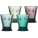 La Rochère Biene Abeille Wasserglas 0,26 l 4er Set