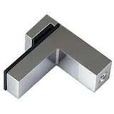 Design Regalträger Aluminium Chrom 2 Stück / 2 Modelle zur Auswahl (A)