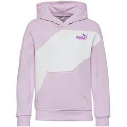 PUMA POWER COLORBLOCK Hoodie Mädchen in grape mist, Größe 164 - lila