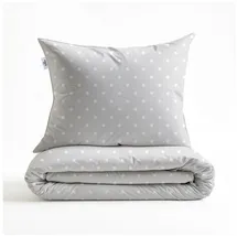 Zo Home Punta Di Cotone Grau 135 x 200 cm + 2 x 80 x 80 cm