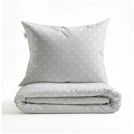Zo Home Punta Di Cotone Grau 135 x 200 cm + 2 x 80 x 80 cm