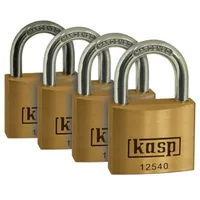 kasp K12540D4 Messingschloss Premium - Viererpack