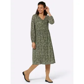 Witt Etuikleid Mesh-Kleid Mehrfarbig Grün 42