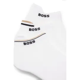 Boss Sneakersocken 3er Pack Weiß 43-46