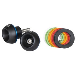 Lenkerenden 1.0 Originallenker Schwarz, Alu., mit farbigen Ringen