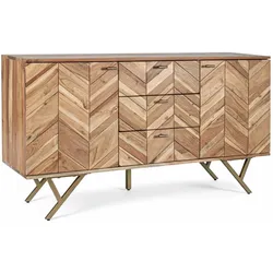 Sideboard Raida aus Akazienholz, 140 cm