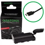 PATONA USB-C Akku-Adapter NP-FM50 F550 F750 F960..