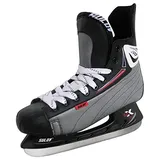 SULOV Herren Schlittschuhe Eishockey, Schwarz, 44