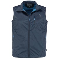 Blue Wave Softshellweste Herren Weste Joe - Leichte Softshell-Weste mit Kordelzug am Bund blau S