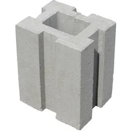 Diephaus Pfostenfundamentstein 34 x 26,5 x 21,5 cm grau