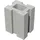 Diephaus Pfostenfundamentstein 34 x 26,5 x 21,5 cm grau