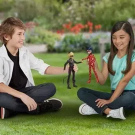 Miraculous Ladybug & Cat Noir Puppen Set