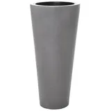 VIVANNO Pflanzkübel Blumenkübel Fiberglas Beton-Design grau Rondo Classico - 100 x 47 cm