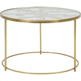 Mauro Ferretti Couchtisch Schmetterlinge Ø 60x40,5 cm gold