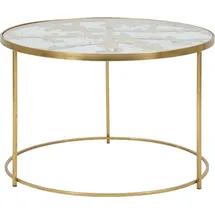 Mauro Ferretti Couchtisch Schmetterlinge Ø 60x40,5 cm gold