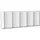 PROFHOME DECOR Wand- und Friesleiste 200 cm x 2,1 cm x 8 cm