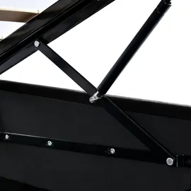 Merax Flieks 140 x 200 cm Schwarz