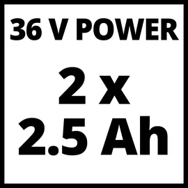 Einhell GE-CM 36/33 Li inkl. 2 x 2,5 Ah