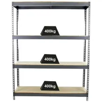 Proregal Schwerlastregal Wood Yeti Four HxBxT 200x150x60cm | Fachlast