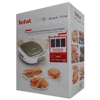 Tefal Cocoon Snack Time 3 in 1 : Sandwich Toaster Waffeleisen Mini Grill