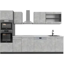 Vicco Küchenzeile R-Line 300 cm Grau