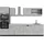 Vicco Küchenzeile R-Line 300 cm Grau