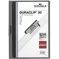 Durable Klemmhefter Duraclip A4 Grau