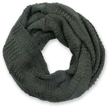 Stylebreaker Feinstrick Loop Schal in Oliv-Grün | Gr.: onesize