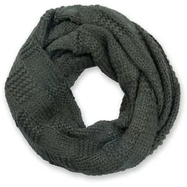 Stylebreaker Feinstrick Loop Schal in Oliv-Grün | Gr.: onesize