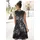 vivance by lascana Jerseykleid Shirtkleid Schwarz/Weiß 42