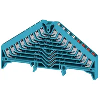 Weidmüller Rangierverteiler PRV 8 BL 35X7.5 WS/RT 1173910000 Blau 20St.