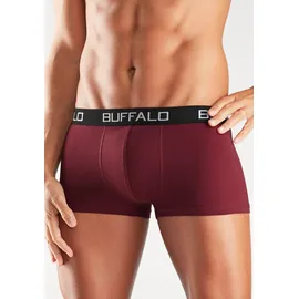 Buffalo Hipster 4er Pack Bunt (Bordeaux / Petrol / Khaki / Grau) S