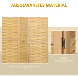 Homcom Paravent Bambus,