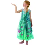 FROZEN Rubie, Disney Prinzessinnen, Fever, ELSA-Kostüm für Mädchen (Hersteller-Nr.: 610907), Farbe: Türkis Luxus M türkis