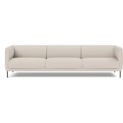 Fredericia Konami Sofa 3-Sitzer, schwarz / sisu 0105