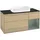 Villeroy & Boch Finion Waschtischunterschrank G712GMPC 120x60,3x50,1cm, Regal rechts Olive Matt Lacquer, Oak Veneer