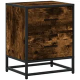 vidaXL Nachtschrank Räuchereiche 40 x 31 x 50 cm Braun