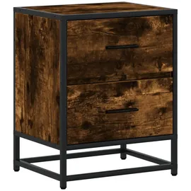 vidaXL Nachtschrank Räuchereiche 40 x 31 x 50 cm Braun