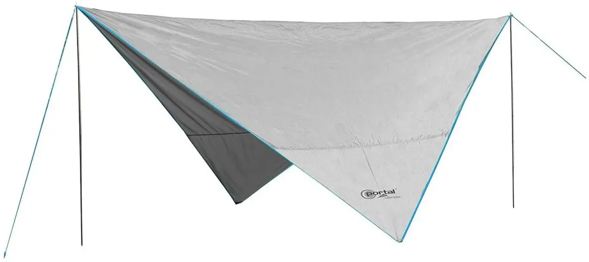 Portal TARP MESA Sonnensegel Abdeckplane Markise 350cm grau/blau