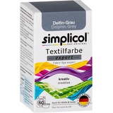 Heitmann simplicol Textilfarbe expert für kreatives, einfaches Färben, - 1717 Delfin-Grau