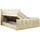 ks home concept Boxspringbett Creme, Textil, H4, 160x200 cm, Schlafzimmer, Betten, Boxspringbetten