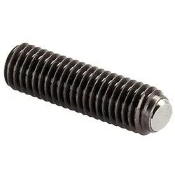 Kugeldruckschrauben, ohne Kopf, Kugel verdrehgesichert/abgeflachte Kugel, Auflagefläche plan | d1=M12 / l2=40 mm / Vergütungsstahl | 22700.0626