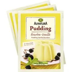 Alnatura Bio Pudding Bourbon-Vanille 3ST 120G