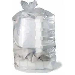 Abfallsack Premium Größe XL Maße 800+500x2200mm S.90μ PE transp. Inhalt 1000l
