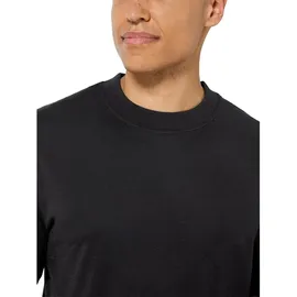 super.natural Casual Rib Bio Kurzarm-t-shirt schwarz XL