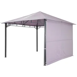 Tepro Pavillon »Lehua«, (Set, inkl. Ersatzdach), BxTxH: 330x330x285 cm, Seitenteil als Markise ausklappbar