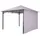 Tepro Pavillon »Lehua«, (Set, inkl. Ersatzdach), BxTxH: 330x330x285 cm, Seitenteil als Markise ausklappbar