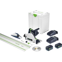 Festool Tauchsäge TSC 55 5,2 KEBI-Plus/XL-FS inkl. 2 x 5,2 Ah + Führungssciene + Systainer SYS3