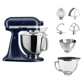 KitchenAid Artisan 5KSM175 Tintenblau Glasset mit Glasschüssel