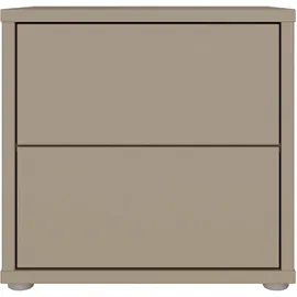 Forte Nachtschrank Alice Springs 49,8 x 41,5 x 47,9 cm Taupe